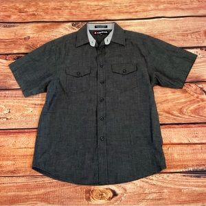 AIRWALK BOY’S SIZE 14-16 SHORT SLEEVE BUTTON-UP SHIRT